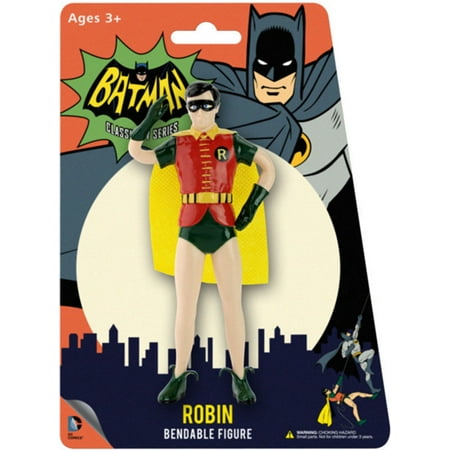 Robin Bendable Figure 1966 TV Show Batman DC Super Hero 5 Dick Grayson  Burt 