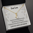 thumbnail image 3 of To My Girlfriend  Always and Forever Alluring Ribbon Necklace Message Card, 3 of 20