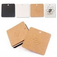 thumbnail image 2 of 100Pcs/lot Brooches Display Card Paper-Tag Jewelry Packaging Card Small Business Hang-Price-Tag Card, 2 of 9