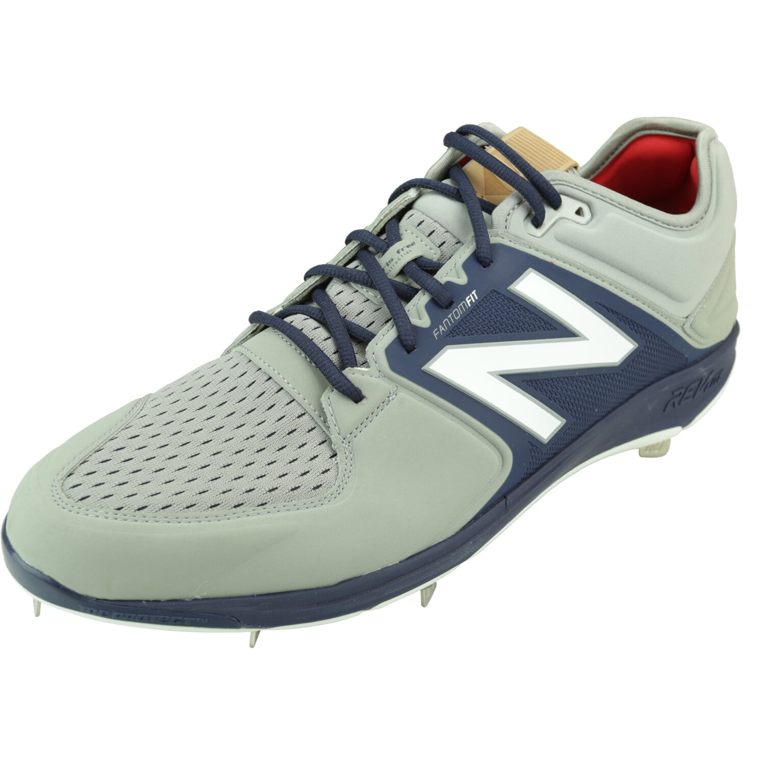 Metal Baseball Cleats (Grey/Navy 