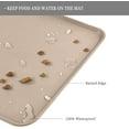 thumbnail image 4 of Waterproof Pet Feeding Mat with High Raised Edges, Heavier and Thicker Placemats for Cat Dog Water Bowl with BPA Free, Dogs Cats Food Mats for Messy Drinkers to Prevent Spill and Protect Floors, 4 of 10