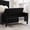 Black-Ottoman with Armrest, variant on 51" Storage Ottoman Bench with Arms and Pillows, Large Boucle Upholstered Tufted End of Bed Bench with Thick Padded Seat for Entryway, Living Room,Bedroom, Dark Gray