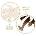 thumbnail image 6 of TEHAUX 20pcs Wooden Palm Tree Cutouts DIY Handmade Craft Wood Slices, 6 of 8