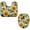 Multicolor 3, variant on PhooArto Toilet Lid Cover and U-Shaped Toilet Floor Mat Set of 2 Pieces, Floral Sunflower Pattern Toilet Mat Set, Machine Washable Seat Covers Non-Slip Absorbent Rugs