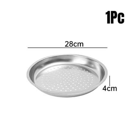28/30/32/34cm New Dumplings Fish Steaming Tray Stainless Steel Thickened Steamer Cooking Gadgets Steaming Rack