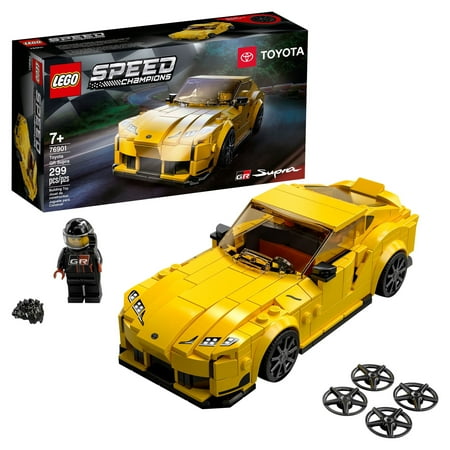 UPC: 0673419338899 | LEGO Speed Champions Toyota GR Supra 76901 Yellow Racing Car Building Set