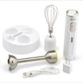 thumbnail image 3 of Mixeur plongeant sans fil TRU rechargeable à 2 vitesses avec accessoire fouet, 3 of 7