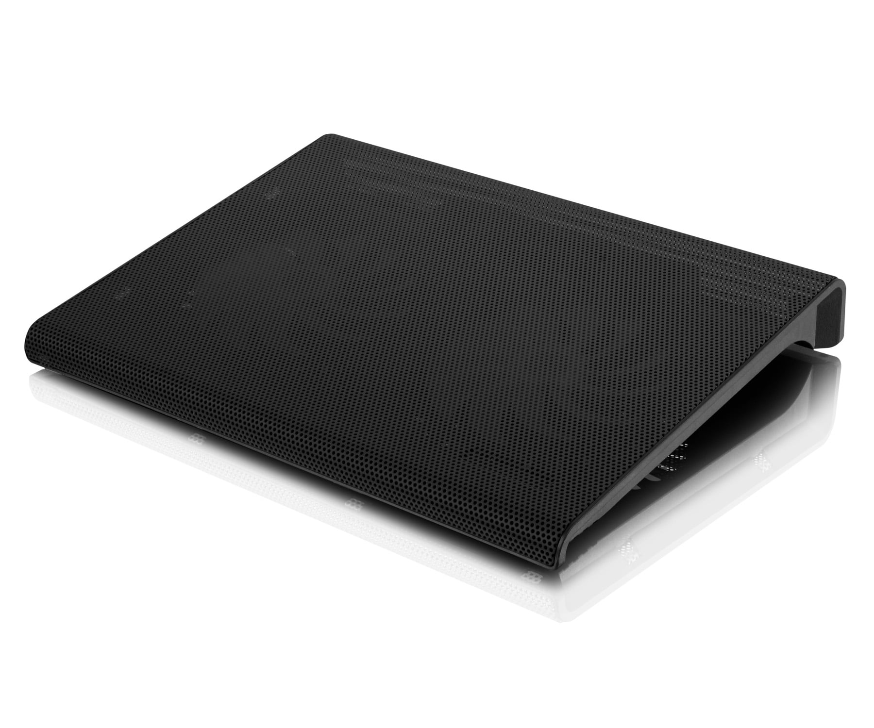Aluratek ACP01FB - Slim & Portable USB Powered Laptop Cooling Pad with Quiet Dual Fans, Supports up to 17" Laptop and Macbook, Black