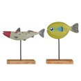 thumbnail image 1 of 2Pcs Cartoon Fish Adornment Children's Room Fish Decoration Desktop Fish Model, 1 of 7