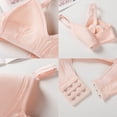 thumbnail image 5 of Lopecy-Sta Womens Underwear Gift for Women Women's Everyday Bra Front Button Closure Wireless Full Coverage Convenient Padded Daily Soft Cup Bras, 5 of 9