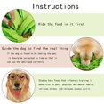 thumbnail image 5 of Funny Non-slip Smell training Stylish Can be stored Dog toy Slow food bowl Pet Mat Felt pad, 5 of 8