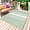 DarkSeaGreen, variant on Burnt Orange White Stripe Outdoor Rug 5x7 Ft - Reversible Patio Rug Outdoor Camping Rugs, Modern Rustic Vertical Striped Indoor Outdoor Area Rugs, Non-Slip Outdoor Carpet Runner for Deck/Porch