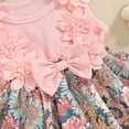 thumbnail image 3 of Vestido tipo mameluco Pivanzore para bebés y niñas de 3 a 6 meses, con diadema, 3 of 7