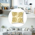 thumbnail image 5 of Acheng Palm Leaves with Lush Branches and Leaves Tropical Jungle Palm Leaves Short Plush Pillowcase Set of 2 White, 5 of 7