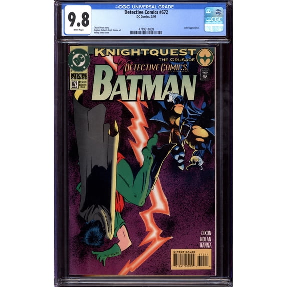 Detective Comics #672 - CGC 9.8 Comic Book
