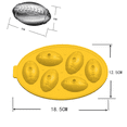 thumbnail image 2 of Juego de 2 moldes para hielo en forma de bola, cubitos de hielo de fácil liberación, para whisky, cócteles y bebidas mixtas, 2 of 5