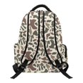 thumbnail image 2 of Chririnla Kawaii 17 Inch School Backpack with Camo Bow Pattern, Durable Multi Pocket Daypack for Daily Casual School Use, 2 of 10