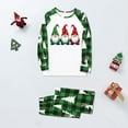 thumbnail image 2 of Odeerbi Christmas Pajamas for Family Plaid Holiday Long Sleeve Family Christmas Pajamas Matching Sets Dad Fashion Plaid Print Blouse Tops Pants Sleepwear Xmas Family Matching PJs Set Red, 2 of 6