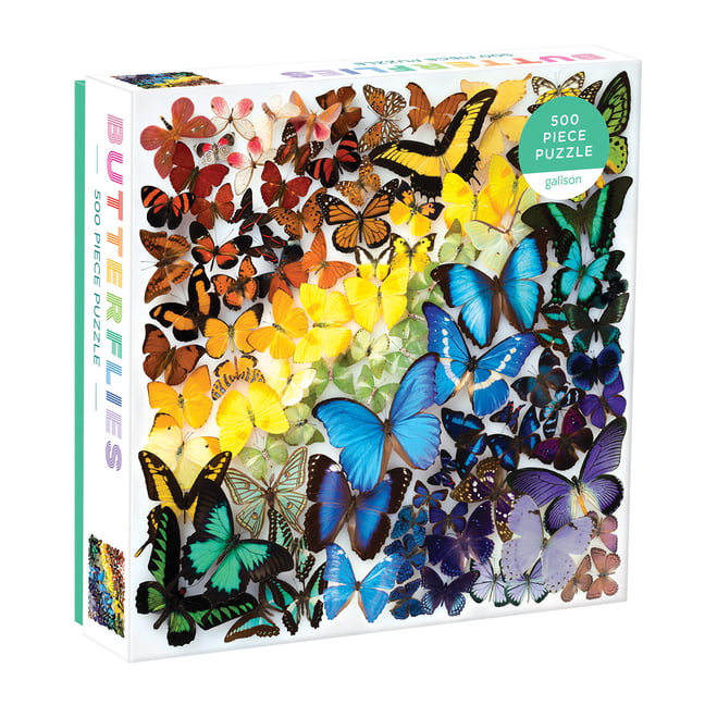 Colorful Rainbow Butterfly 1000 Piece Adult Children Puzzle Holiday Gift Pattern 