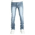 thumbnail image 2 of Musuos Men's Fasion Skinny Jeans Rhinestone Streetwear Denim Long Pants with Pockets, 2 of 10