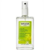 Weleda Aluminum-Free Spray Deodorant, Citrus, 3.4 Oz