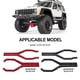 thumbnail image 4 of Bewildely RCGOFOLLOW Juego de rieles de marco de chasis de alta transitabilidad de aleación de aluminio Juego de rieles de marco de chasis Rc Kits de construcción modelo Negro, 4 of 6