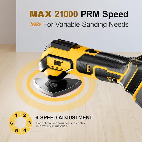 DeForce Oscillating Multi-Tool Kit for Dewalt 20V Max Battery