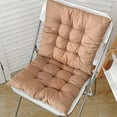 thumbnail image 6 of Tuvgenk Non-Slip Patio Chair Cushions Brown Square Outdoor Seating Cushions Breathable Flock Summer for Bedroom，Balcony, 6 of 6