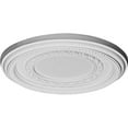thumbnail image 2 of Ekena Millwork CM12FE 12 5/8-Inch OD x 6-Inch ID x 1 1/8-Inch Federal Roped Small Ceiling Medallion, 2 of 4