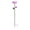 Purple, variant on Metal Flower Garden Stake Bee Watering Station Outdoor Bird Bath Butterfly Water Feeder with Stake for Garden Pollinators Birds Yard Patio Decor