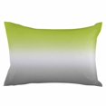Green Grey Rectangle Decorative Throw Pillow Cover,Pillow Case Soft