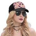 thumbnail image 5 of Naloa rock Skull record heart Adult adjustable Print Baseball Hat, Patchwork curved brim baseball capfor Men and Women, One Size, 5 of 5