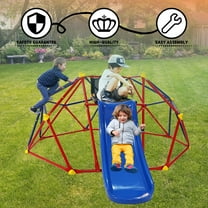 YIYADO Outdoor Dome Climber, 1.2m Slide, Climbing Rock, 6 Feet, High Quality Material, Suitable for Children Aged 3-8 Years