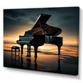 thumbnail image 2 of Designart "Silhouette Symphony On The Piano I" Music Canvas Prints, 2 of 7