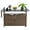 Light Brown, variant on Light brown wicker - Snack storage and serving - Poolside relaxation - Sturdy and portable bar cart