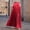 Red, variant on Cxenplz Women's Flowy Maxi Skirt Summer Satin Pleated High Waisted Casual Swing Long Skirts