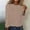 Khaki, variant on Floleo Womens Long Sleeve Shirts Fashion Women Shirt Casual Crew Neck Loose Tunic T-Shirt Blouse Stripe Tees