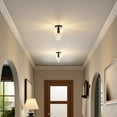 thumbnail image 4 of Evelyn&Zoe 7" Gold Semi Flush Mount, 4 of 5