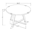 thumbnail image 3 of River Street Designs Slate Wrap Leg Dark Concrete Coffee Table, 3 of 6