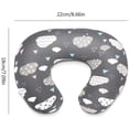 thumbnail image 5 of MesaSe 2 Pack Stretchy Nursing Pillow Covers- Nursing Pillow Slipcovers for Breastfeeding Moms,Ultra Soft Snug Fits On Infant Nursing Pillow for Baby Girls Boys-Clouds Whales, 5 of 5