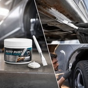 Car Metal Rust Repair Paste, 30g Rust Protector for Vehicle Underbody Wheel Hubs Rust Inhibitor Paste with Brush, Long-Lasting Coverage for Chassis, Wheel Arches, Door Seams and Other Parts