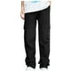 thumbnail image 1 of Puntoco Pantalones cargo de color sólido con bolsillos y cremallera, cintura elástica y largo completo para hombre, 1 of 6