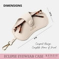 thumbnail image 4 of Kedzie Eclipse Eyewear Case Bone, 4 of 7