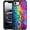 Colorful neon bubbles, variant on Case for iPhone 16e, Shockproof 4 Corner Air Cushion + Soft TPU Bumper with Anti-Slip Grip & Stylish Pattern for Men Boys & Woman Girls - Skeleton and Red Rose Woman Love