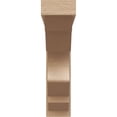 thumbnail image 2 of 6"W x 24"D x 24"H Thin Sheridan Rough Cedar Woodgrain TimberThane Corbel, Primed Tan, 2 of 6