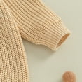 thumbnail image 6 of Okbabeha Baby Girl First Birthday Outfit One Embroidery Sweater Pullover Oversized Knit 1st Birthday Winter Cute Clothes, 6 of 7