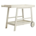 thumbnail image 3 of Safavieh Renzo Outdoor Patio 2 Tier Bar Cart - White, 3 of 11
