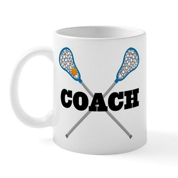 CafePress - Lacrosse Coach Mug - 11 oz Ceramic Mug - Novelty Coffee Tea Cup