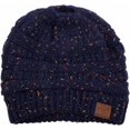 thumbnail image 4 of SURJDE Women's Beanie Ponytail Messy Bun BeanieTail Multi Color Ribbed Hat Cap, 4 of 4