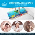 thumbnail image 4 of 40x16in Cute Sea Turtle Non Slip Extra Long Bathtub Mat for Kids, 4 of 7